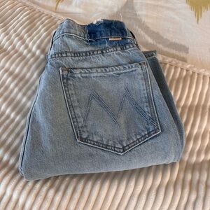 Mother – high waisted study skimp jean